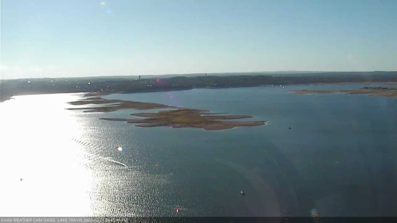 Lake Travis webcam, October 21, 2022 4:45 PM CT