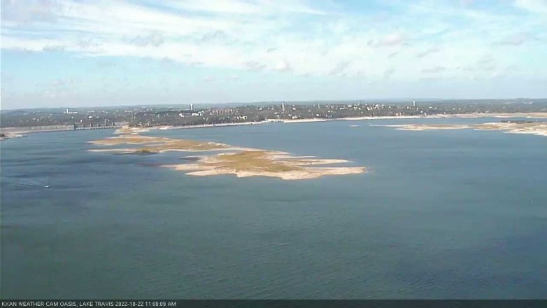 Lake Travis webcam, October 22, 2022 11:00 AM CT
