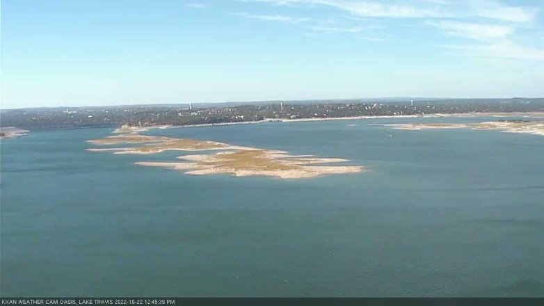 Lake Travis webcam, October 22, 2022 12:45 PM CT