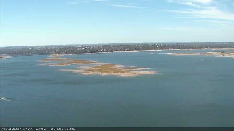 Lake Travis webcam, October 22, 2022 1:00 PM CT