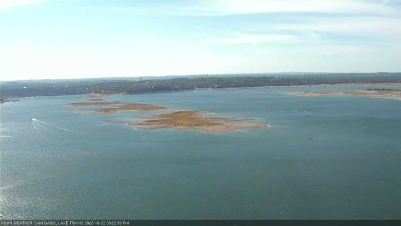 Lake Travis webcam, October 22, 2022 3:25 PM CT