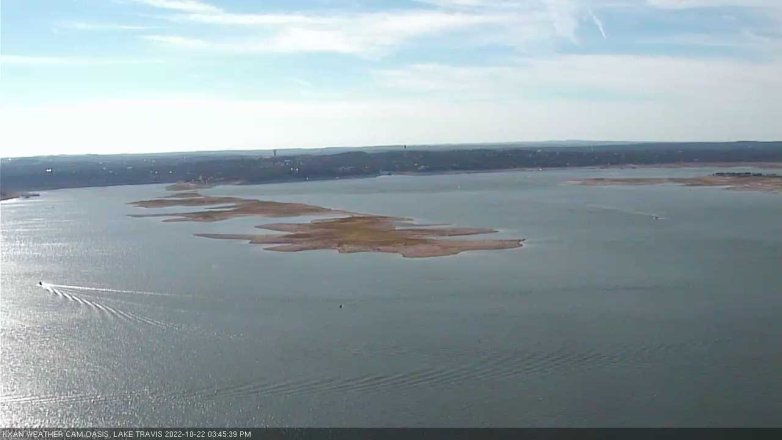 Lake Travis webcam, October 22, 2022 3:45 PM CT