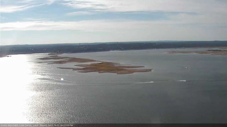 Lake Travis webcam, October 22, 2022 4:25 PM CT
