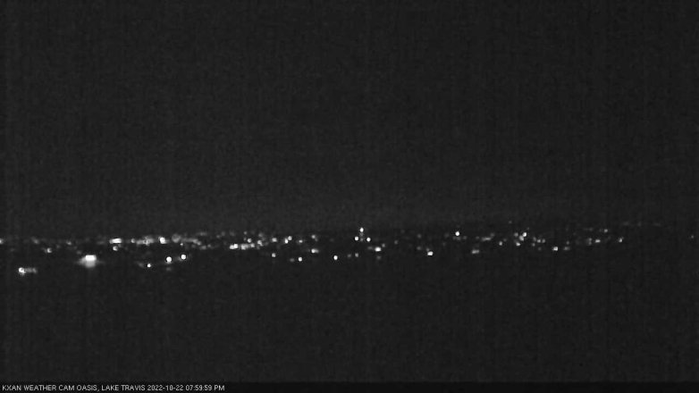 Lake Travis webcam, October 22, 2022 8:00 PM CT