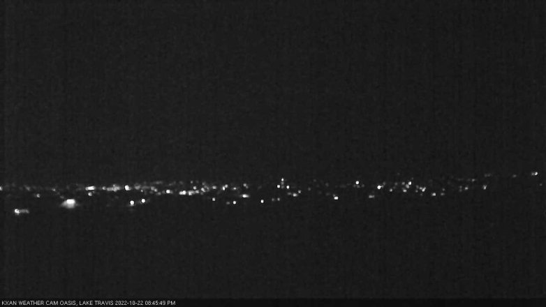 Lake Travis webcam, October 22, 2022 8:45 PM CT