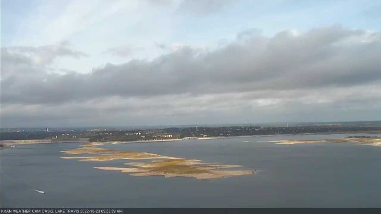 Lake Travis webcam, October 23, 2022 9:25 AM CT