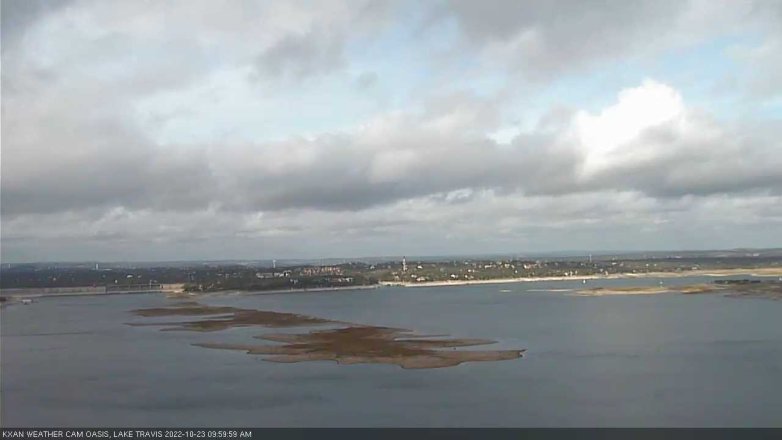 Lake Travis webcam, October 23, 2022 10:00 AM CT