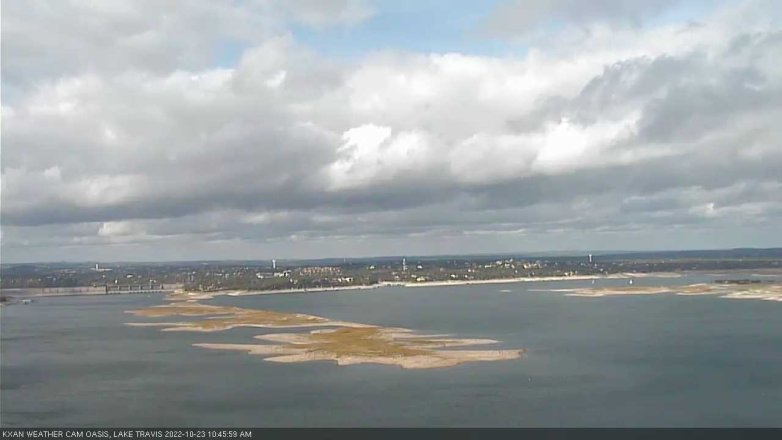 Lake Travis webcam, October 23, 2022 10:45 AM CT