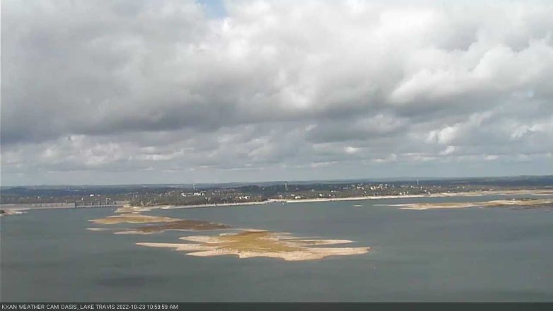 Lake Travis webcam, October 23, 2022 11:00 AM CT