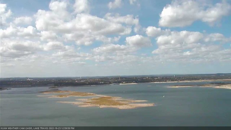 Lake Travis webcam, October 23, 2022 1:00 PM CT