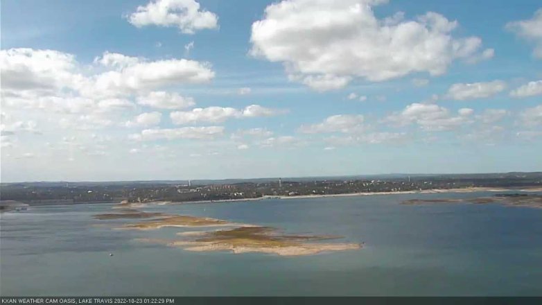 Lake Travis webcam, October 23, 2022 1:25 PM CT