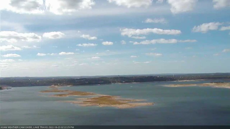 Lake Travis webcam, October 23, 2022 2:25 PM CT