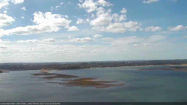 Lake Travis webcam, October 23, 2022 2:45 PM CT
