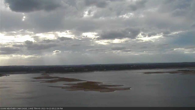 Lake Travis webcam, October 23, 2022 5:25 PM CT
