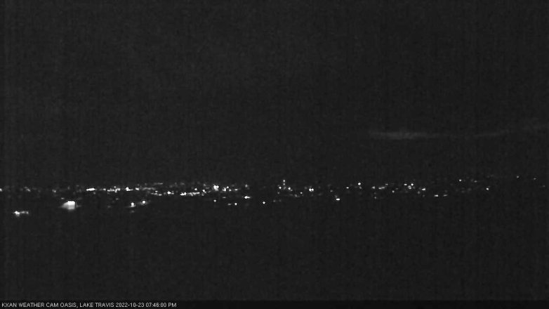 Lake Travis webcam, October 23, 2022 7:45 PM CT