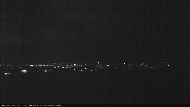 Lake Travis webcam, October 23, 2022 8:25 PM CT