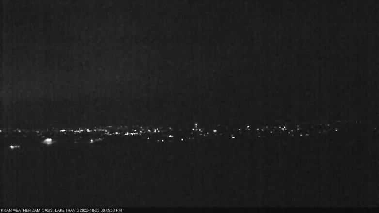 Lake Travis webcam, October 23, 2022 8:45 PM CT