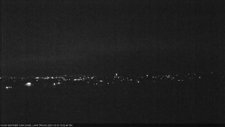 Lake Travis webcam, October 23, 2022 10:25 PM CT