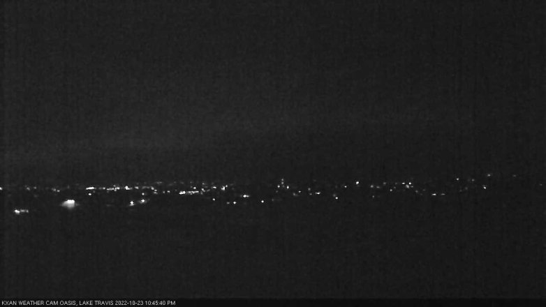 Lake Travis webcam, October 23, 2022 10:45 PM CT