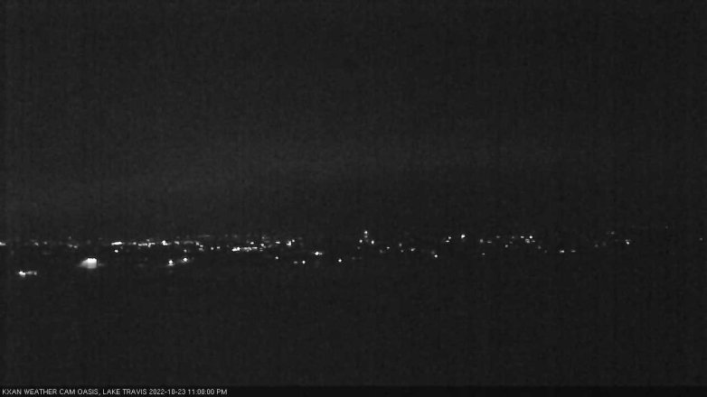 Lake Travis webcam, October 23, 2022 11:00 PM CT