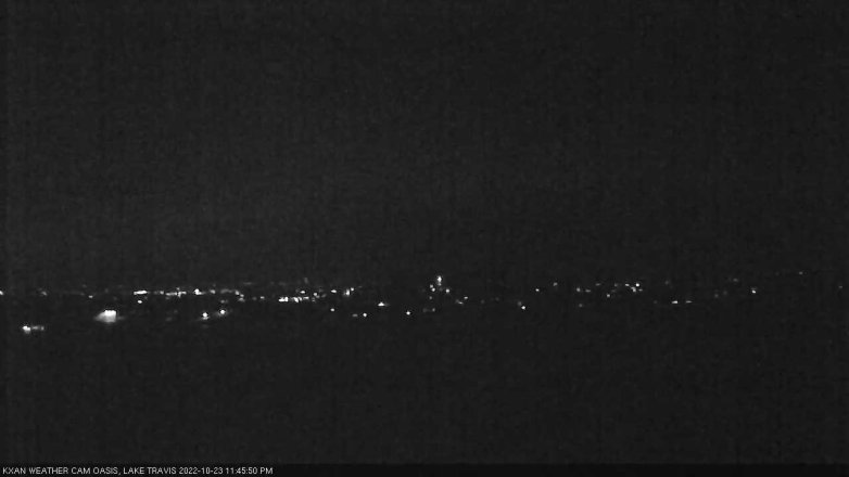 Lake Travis webcam, October 23, 2022 11:45 PM CT