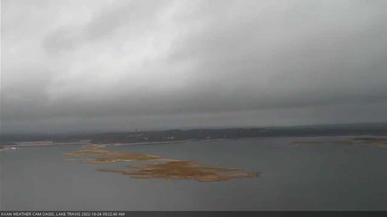 Lake Travis webcam, October 24, 2022 9:25 AM CT