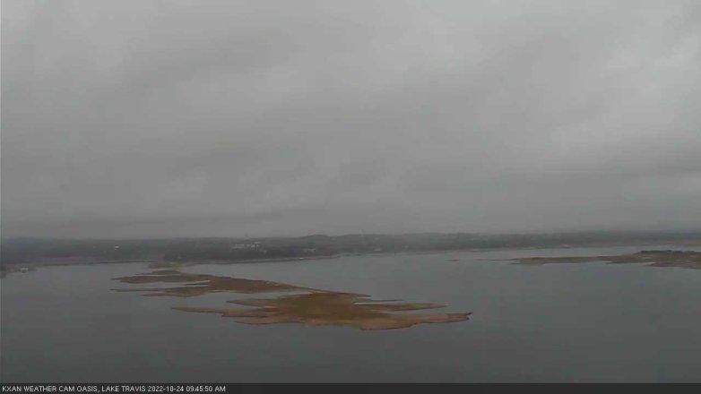 Lake Travis webcam, October 24, 2022 9:45 AM CT