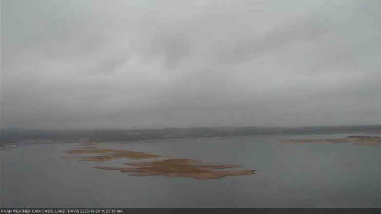 Lake Travis webcam, October 24, 2022 10:00 AM CT