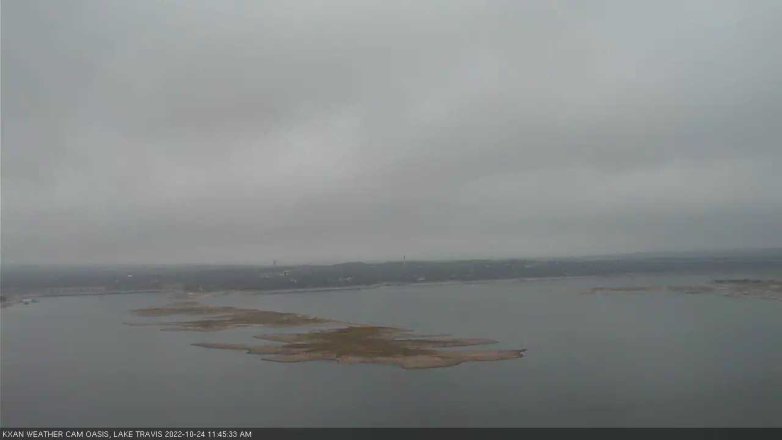 Lake Travis webcam, October 24, 2022 11:45 AM CT