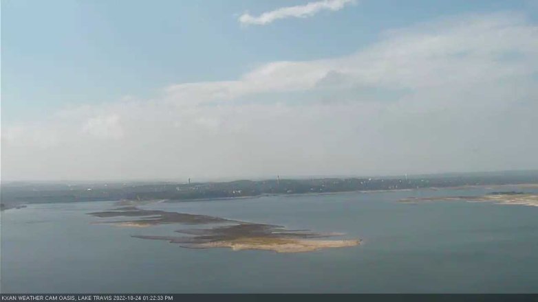 Lake Travis webcam, October 24, 2022 1:25 PM CT