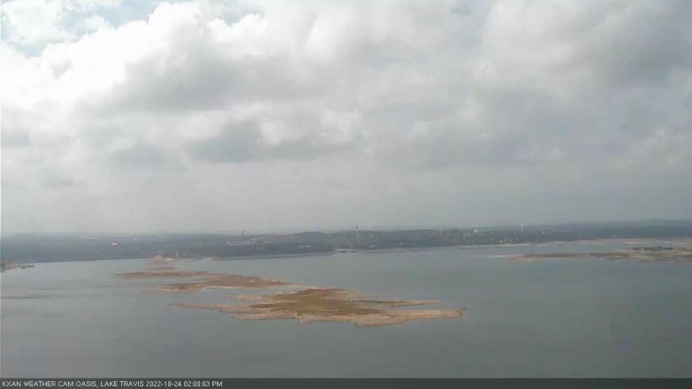 Lake Travis webcam, October 24, 2022 2:00 PM CT