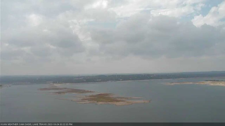 Lake Travis webcam, October 24, 2022 2:25 PM CT