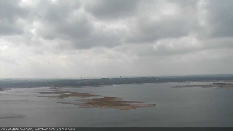 Lake Travis webcam, October 24, 2022 2:45 PM CT