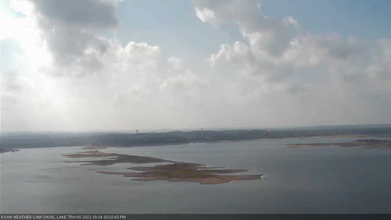 Lake Travis webcam, October 24, 2022 3:25 PM CT