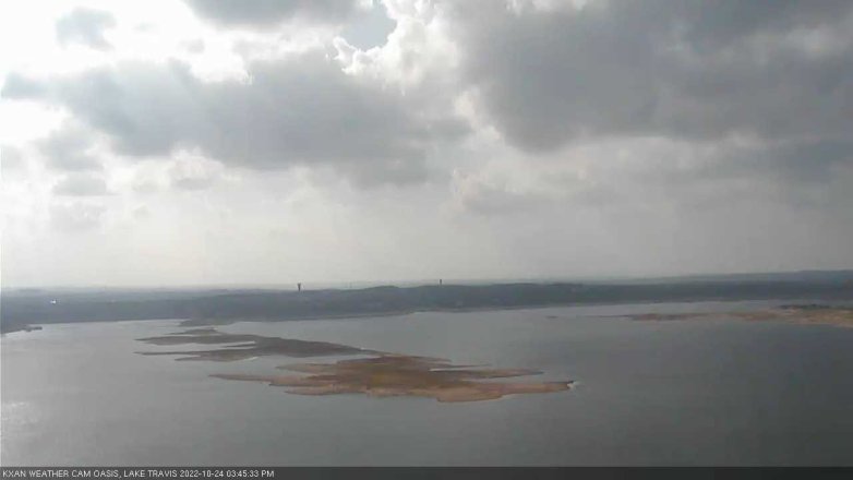 Lake Travis webcam, October 24, 2022 3:45 PM CT