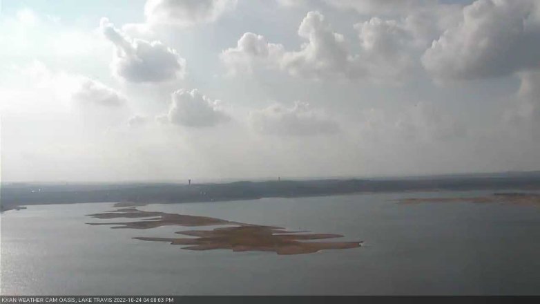 Lake Travis webcam, October 24, 2022 4:00 PM CT