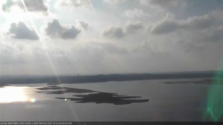 Lake Travis webcam, October 24, 2022 4:45 PM CT