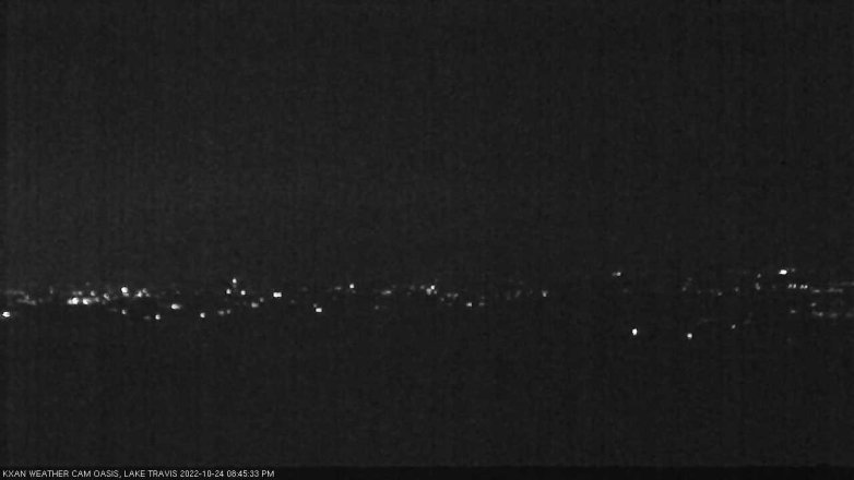 Lake Travis webcam, October 24, 2022 8:45 PM CT