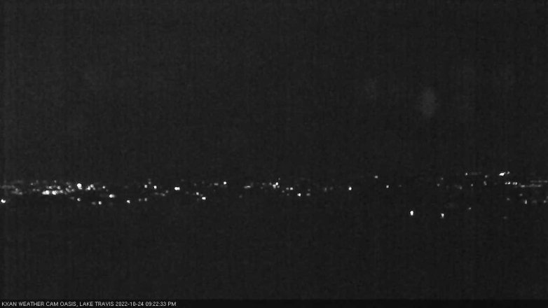 Lake Travis webcam, October 24, 2022 9:25 PM CT