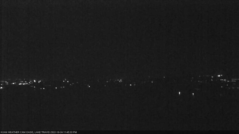 Lake Travis webcam, October 24, 2022 11:45 PM CT