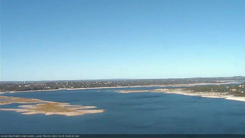 Lake Travis webcam, October 25, 2022 10:45 AM CT