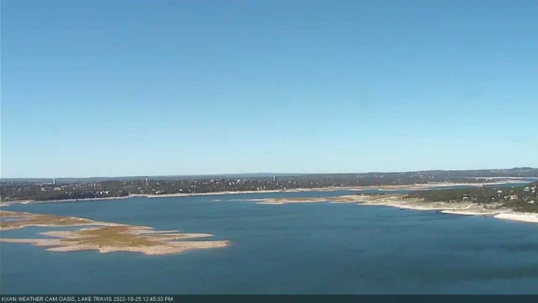 Lake Travis webcam, October 25, 2022 12:45 PM CT
