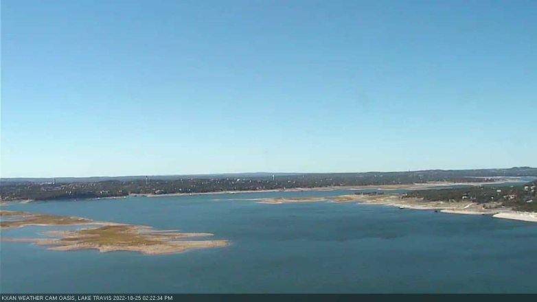 Lake Travis webcam, October 25, 2022 2:25 PM CT