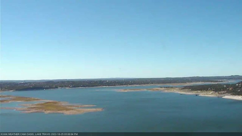 Lake Travis webcam, October 25, 2022 3:00 PM CT