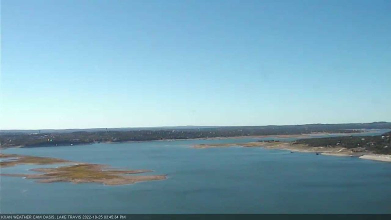Lake Travis webcam, October 25, 2022 3:45 PM CT