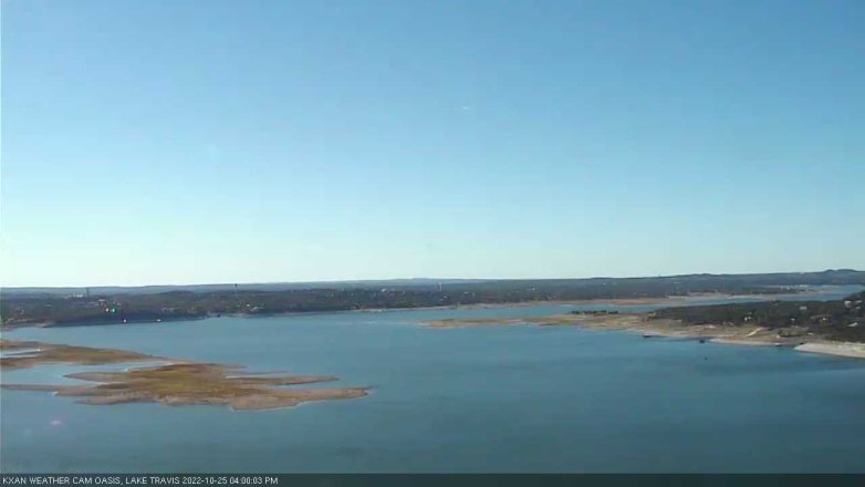 Lake Travis webcam, October 25, 2022 4:00 PM CT