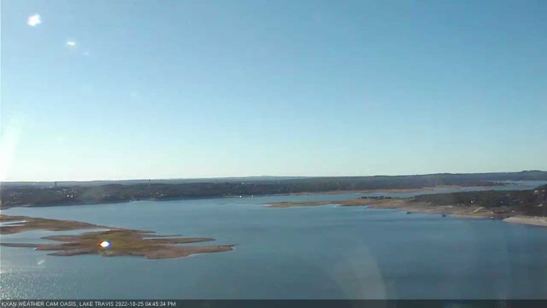 Lake Travis webcam, October 25, 2022 4:45 PM CT