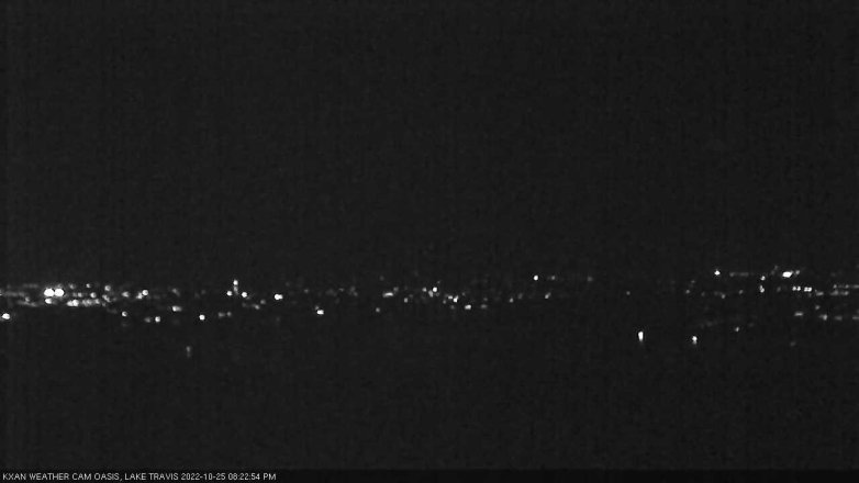 Lake Travis webcam, October 25, 2022 8:25 PM CT