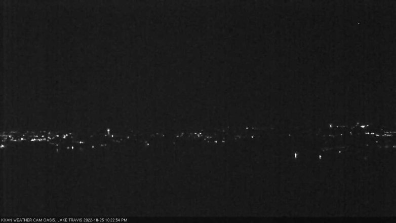 Lake Travis webcam, October 25, 2022 10:25 PM CT