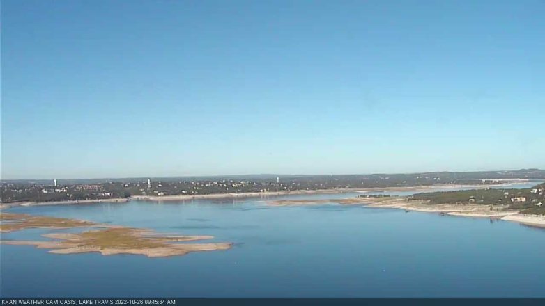 Lake Travis webcam, October 26, 2022 9:45 AM CT